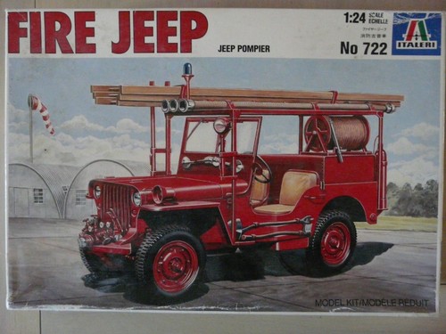 Model fire car - , 1/24