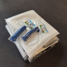 Transparent Tarpaulin - approx 4m x 10m 
