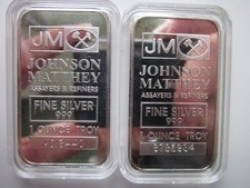 TWO  1oz  999 Pure  Silver