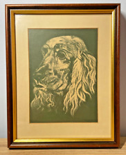 Framed Print of a Cocker Spaniel - Antique & Fine Art Prints By Silvia Fallows