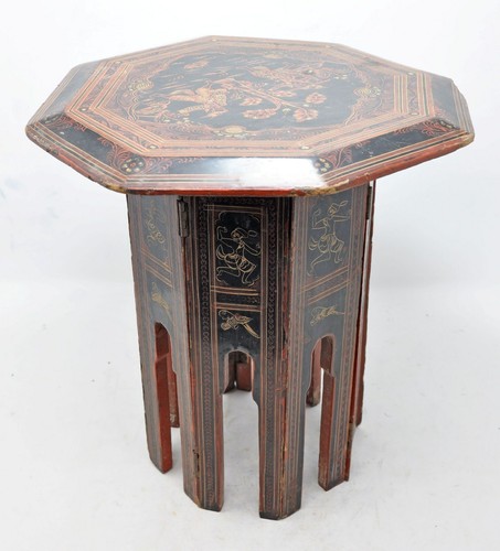Antique wooden octagonal - antique,