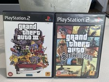 GTA Grand Theft Auto X2 Bundle PS2 GTA 3 & San Andreas