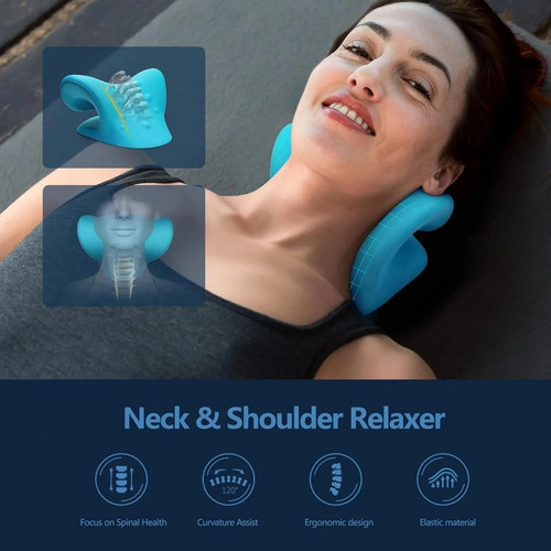 Cervical neck pillow stretcher - cervical,