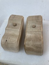 Solid Oak Corbels Pair