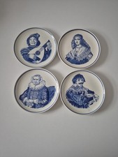 DELFTS BLAUW PLATES x 4 ROYAL