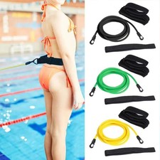 4M Swim Trainer Belts Resistance Elastic Belt Training Leash Swimming Harness