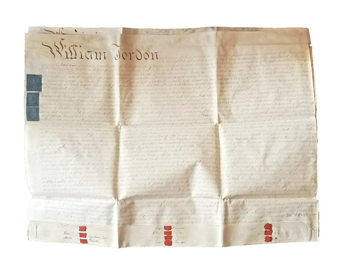 Georgian 1798 vellum triple - vellum,