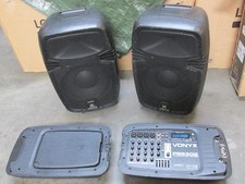 Vonyx PSS302 portable PA system 10" MKII - 2 speakers, powered mixer, bluetooth