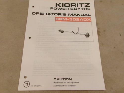 Kioritz power scythe - power,