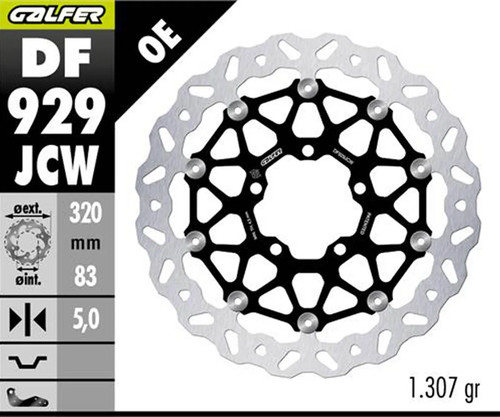 Galfer front brake disc wave - brake,