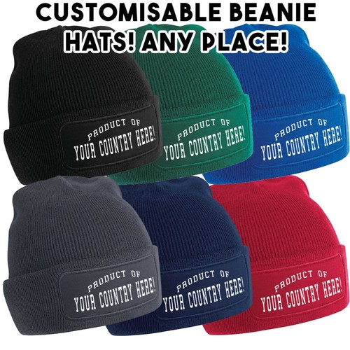 Country custom beanie - beanie, gift