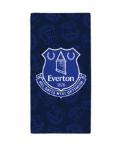 Everton FC Official Shadow Crest Beach Bath Towel EFC Gift