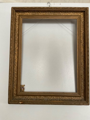 Antique gesso frame with - antique,