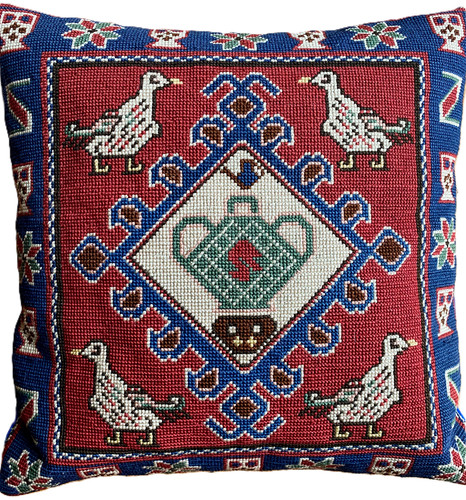 Tapestry kit with colour - kit,