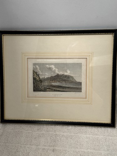 Vintage engraving scarborough - vintage,