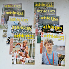 Vintage Athletics Weekly Magazines x 10 from 1983