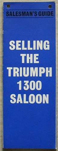 Triumph 1300 saloon car - triumph,