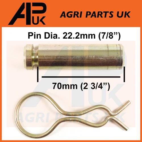 Drawbar pin clip - clip, for