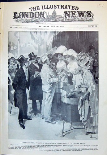 Old 1910 fried potato - old,