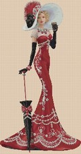 Elegant Lady Cross stitch