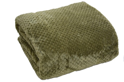 Olive green waffle - olive,