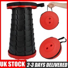 Folding Stool Portable Telescopic Chair Travel Fishing Camping Collapsible