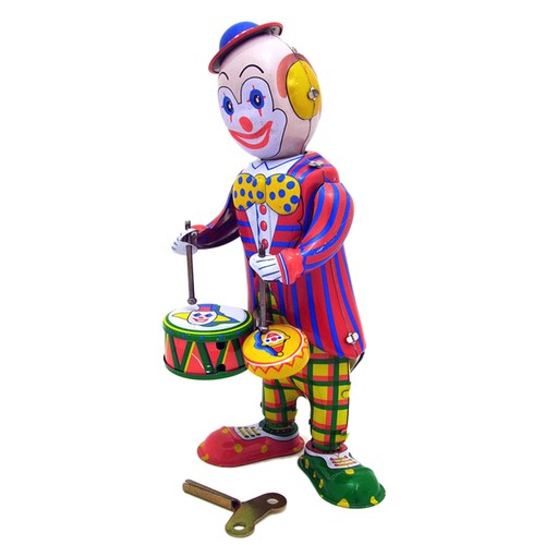 Vintage wind tin - tin, toy