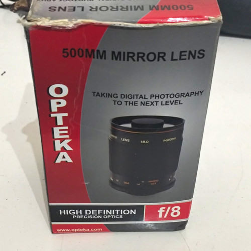 Opteka 500mm mirror - opteka, f/8