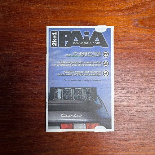 Vintage 2001 paia - 2001, electroncs
