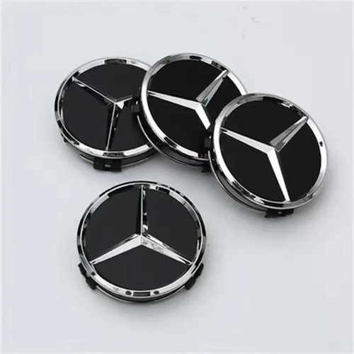 Black mercedes benz 75mm - black,
