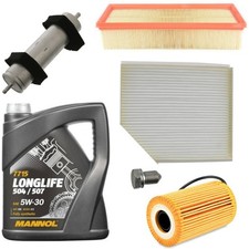 5L LONGLIFE OIL + 4 FILTERS