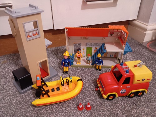 Fireman sam toy - fireman, bundle,