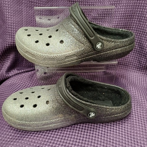 Crocs ladies silver glitter - crocs,