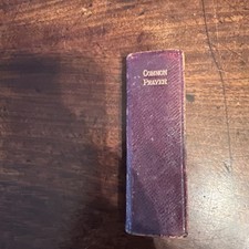 Henry Frowde 1901 Antique Finger Prayer Book of Common Prayer Leather Bound