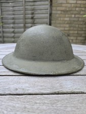 WW2 Helmet Tin Hat with Liner WW11 Militaria Memorabilia - Good condition