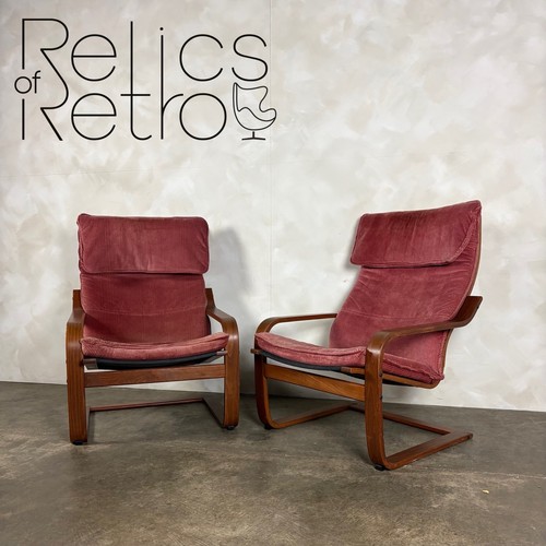 Pair vintage ikea poäng - of,