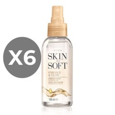 Avon Skin So Soft Enhance & Glow Airbrush Spray - 150ml X 6