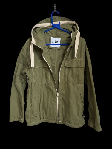 Zara men hooded drawstring - hooded,