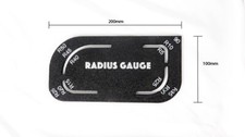 Radius gauge template 200mm - gauge,