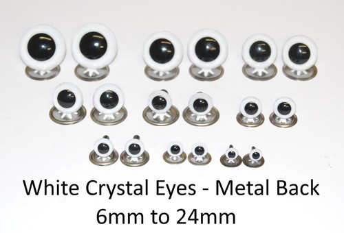 White crystal eyes with - white,