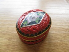 Vintage Chinese Carved Red