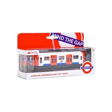 Underground Tube Train Plastic Model Toy Replica With Stand Display For Kids