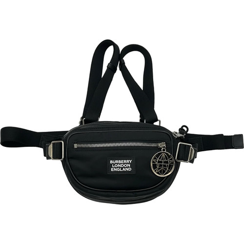 Burberry london black nylon - black,