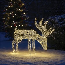 43 cm Silver Reindeer 200 Warm