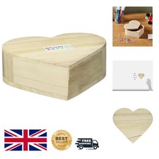 Stylish 15 cm Wooden Heart