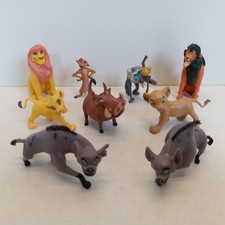 Disney The Lion King Mini Figures Bundle, Cake Toppers, X 9 Toy Figures