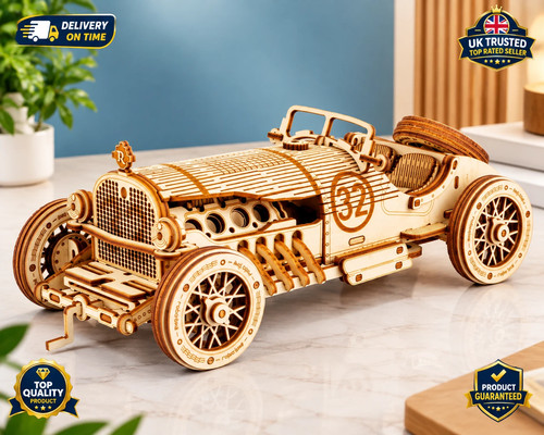 Wooden car puzzle - wooden, diy