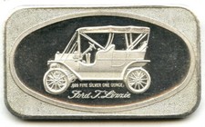 Ford Tin Lizzie Car 999 Silver