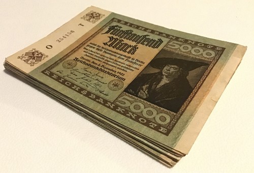 German banknote bundle 25 - german,
