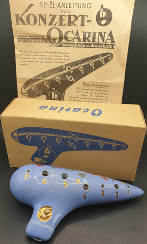 Old concert ocarina flute - flute, with